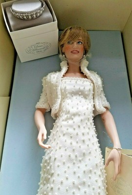the franklin mint princess diana porcelain doll