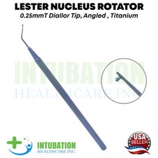 Núcleo de Titanio Rotador Lente Gancho Lester T Diallor Oftálmico Instrumentos Oculares