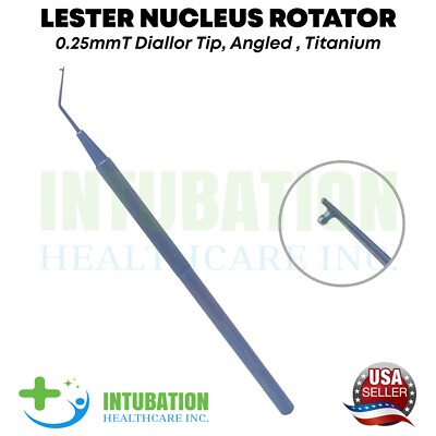 #ad #ad Titanium Nucleus Rotator Lens Hook Lester T Diallor Ophthalmic Eye Instruments $39.99
