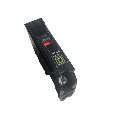 1 NEW - Square D QOB120 20 Amp 120/240 VAC 1 Pole Bolt-On Circuit Breaker - Afbeelding 1 van 2