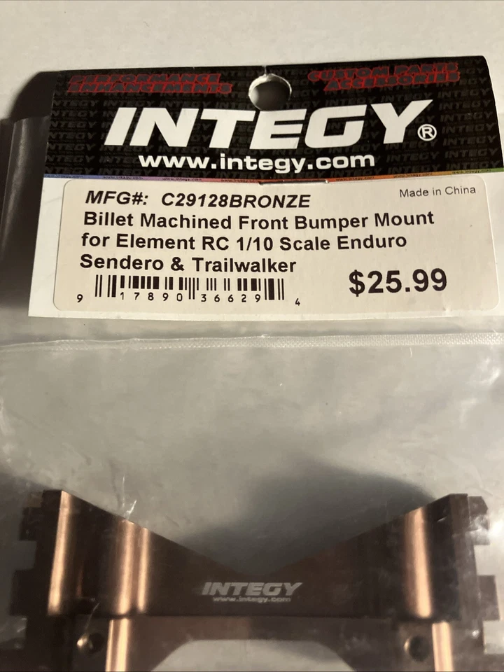 Integy C29128BRONZE Element Enduro Front Bumper Mount - Image 3 of 4