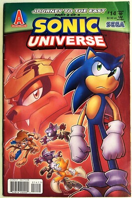 SONIC UNIVERSE Comic Book #14 May 2010 1st Edit Journey to the East 2 of 4 VG+