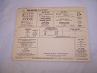 Vintage Sun Diagnostic/Spec Sheet 1966 FORD MUSTANG 289 "K" CODE HIPO — photo 1