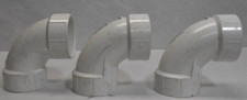 Charlotte Pipe Schedule 40 3" x 3" Diameter Hub 300 PVC Elbow 311055 Lot of 3