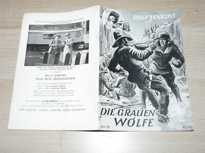 BILLY JENKINS Nr. 35: Die grauen Wölfe, Original UTA-Verlag