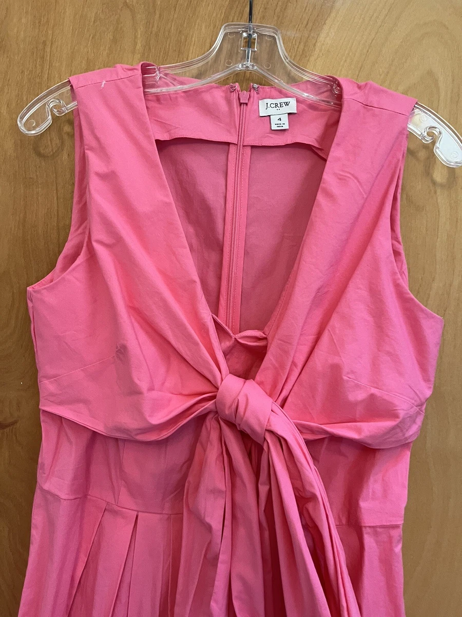 Jcrew pink dress cheap