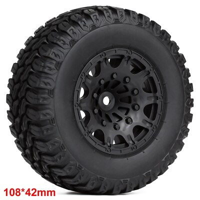 4 Pneumatici In Gomma Austar 110x44 Mm Per RC 1/10 – Adatti A Traxxas Slash E Short Course - Foto 2