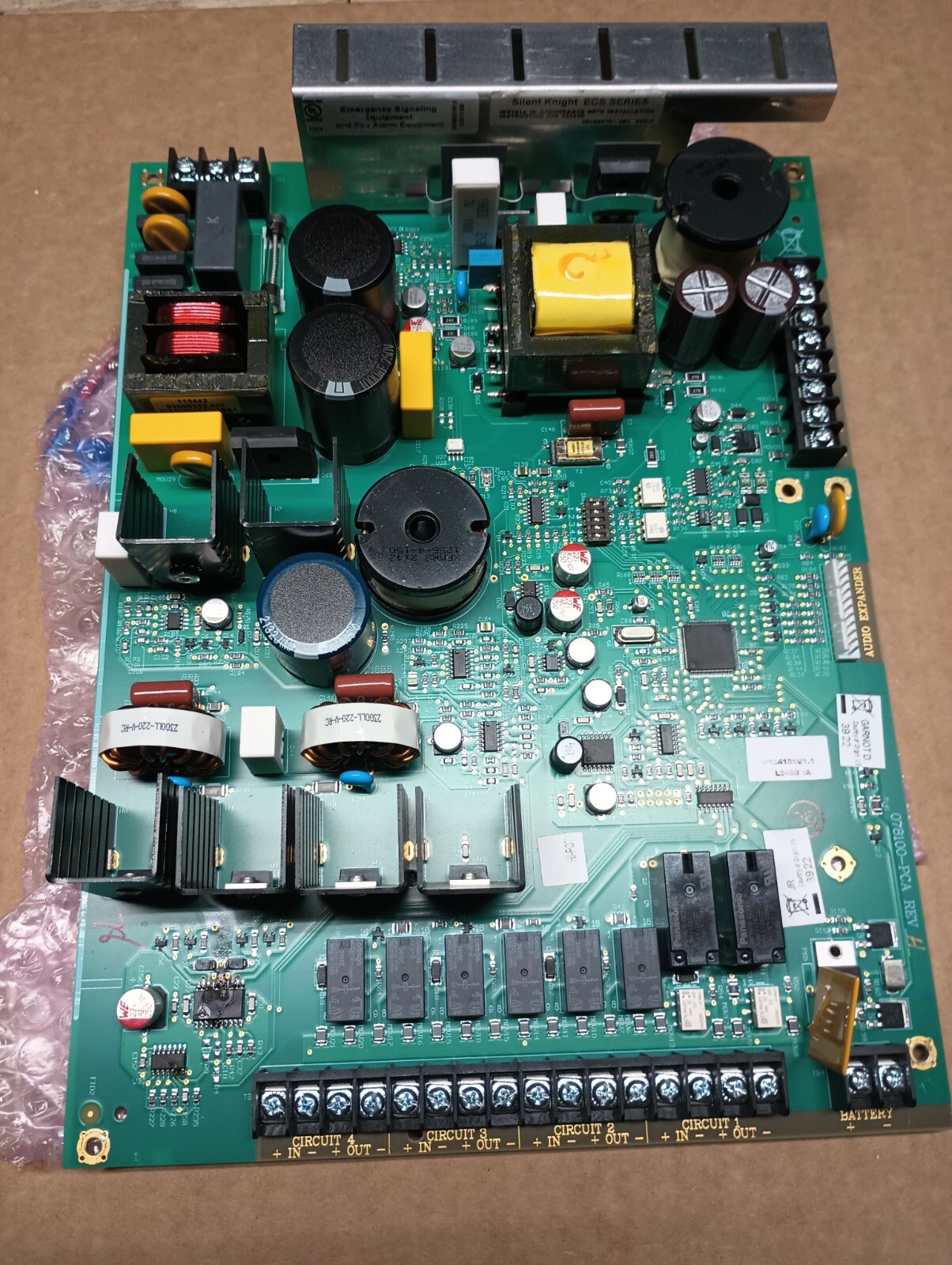 Silent Knight ECS P/N 151455 For Parts Or Repair Bad Board!