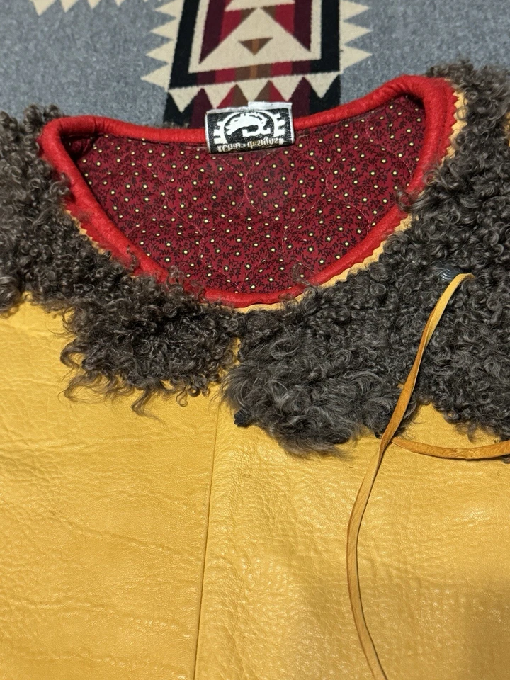 Char Designs Santa Fe Suede Fur Vest Costume S T47 - Image 4 of 4