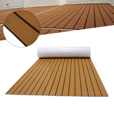 106''X35'' EVA Foam Boat Teak Sheet Carpet Pad , Marine Decking Flooring Mat 6mm