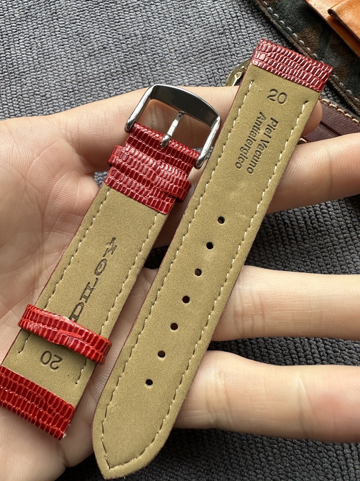 Vintage Watch Strap 20 mm Nos Top Quality V17