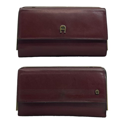 Vintage 70s 80s ETIENNE AIGNER Large Leather Full Sized Wallet