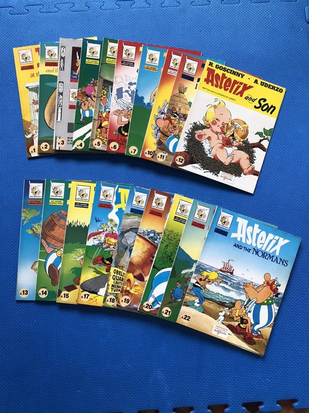 Colección Asterix en inglés, prado study comic