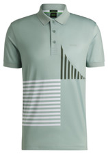 HUGO BOSS MINT POLO MEN PADDY STRIPED C1 50539506357