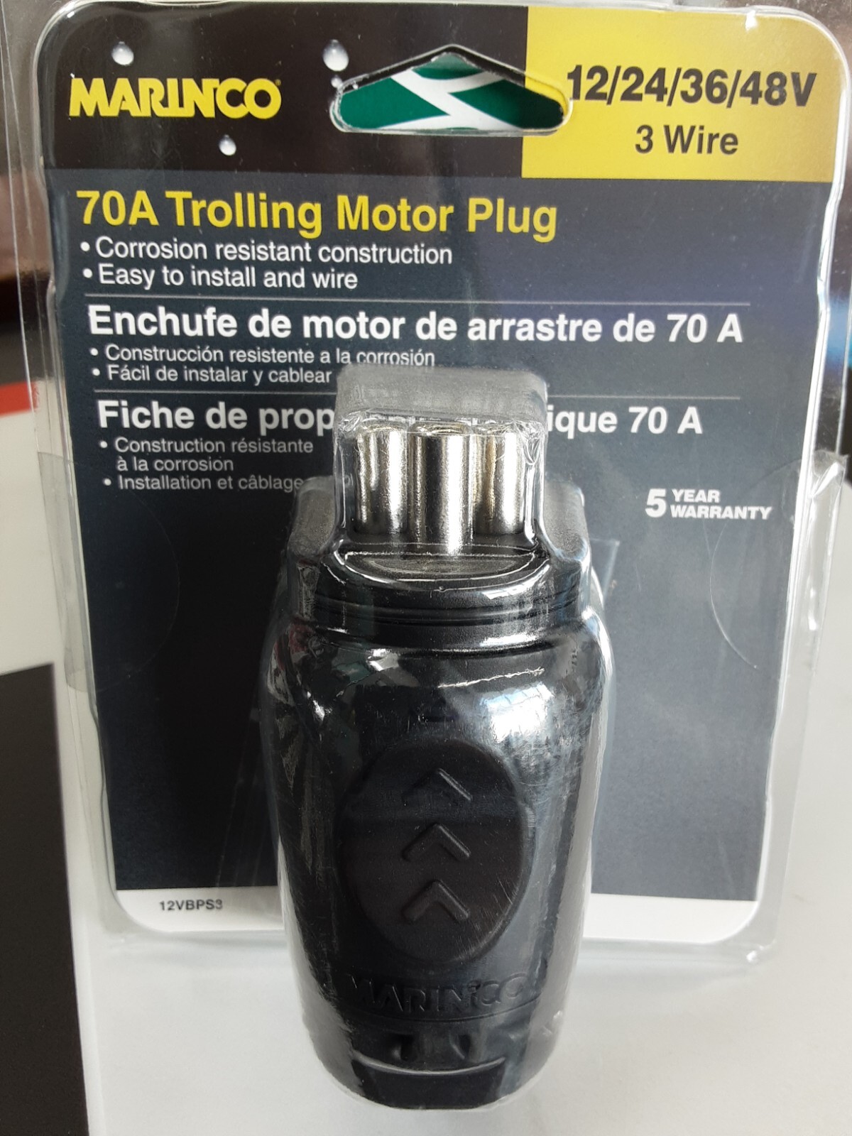 Minn Kota Trolling Motor Plug 70A Trolling Motor Plug & Receptacle