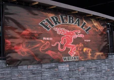 New Fireball Red Hot Whisky Banner (2.5ft x 5ft)