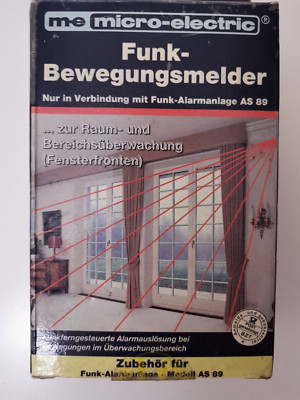 micro-electric Funk Bewegungsmelder AS 89 1IS Sender