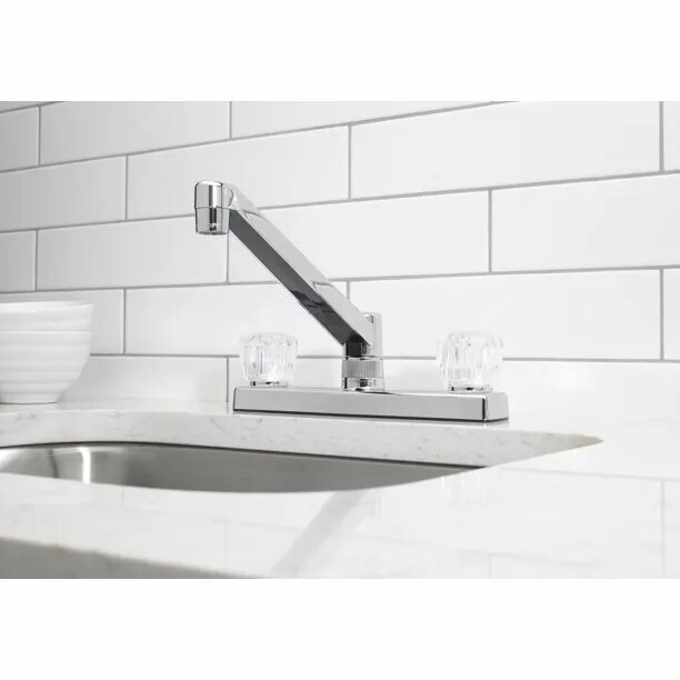 LOT OF 6 PSF0118 Mainstays 2Handle Kitchen Faucet Chrome Finish eBay