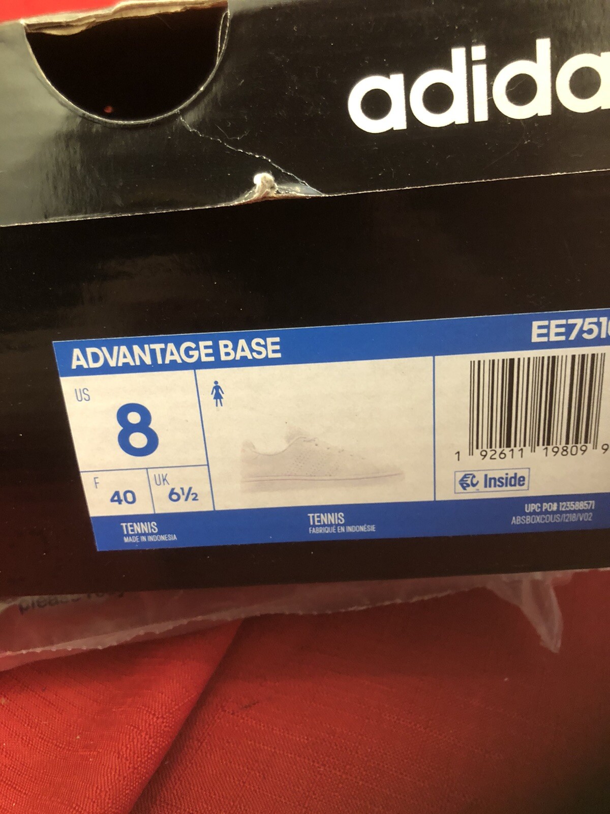 Adidas Advantage Base 8 Empty Box - image 2