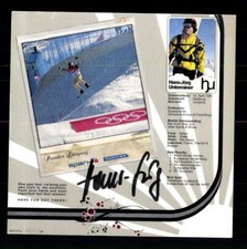 Hans Jörg Unterrainer Karta z autografem Oryginalna podpisana Snowboard # BC G 31728