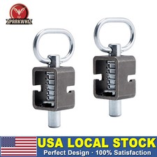 2x Heavy Duty Spring Trailer Gate Weld-On Spring Latch Lock Assembly Universal