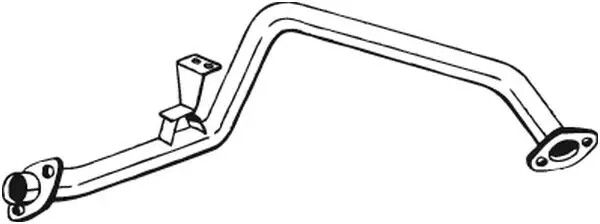 Tubo di scarico 885-039 BOSAL per TOYOTA LAND CRUISER