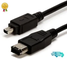MaxLLTo™ Firewire 6-4 DV Video Cable Cord Lead-Panasonic PV-GS150/250 PV-GS320/P