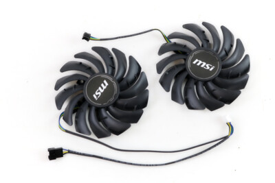 Full Set GPU Fans 87mm MSI 5700 Mech GP OC PLD09210S12HH  | US Seller, Fast S...