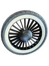 Austlen Entourage Left Rear Wheel Used Black Whitewall Tire USED Version 1