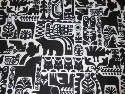 Marimekko Floral White Fabrics