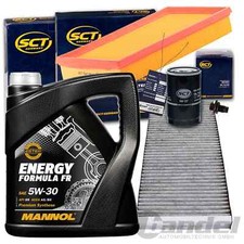 INSPEKTIONSPAKET FILTERSET+MANNOL 5W30 ÖL für FORD FOCUS TOURNEO TRANSIT CONNECT
