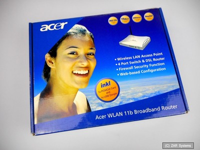 Acer WiFi 11b Retro Router Kit with Router + USB WiFi Dongle + PCMCIA Card, NEW