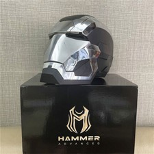 Stock Iron Man MK5 Helmet War Machine Wearable Voice-control Mask Adult Mask 1/1
