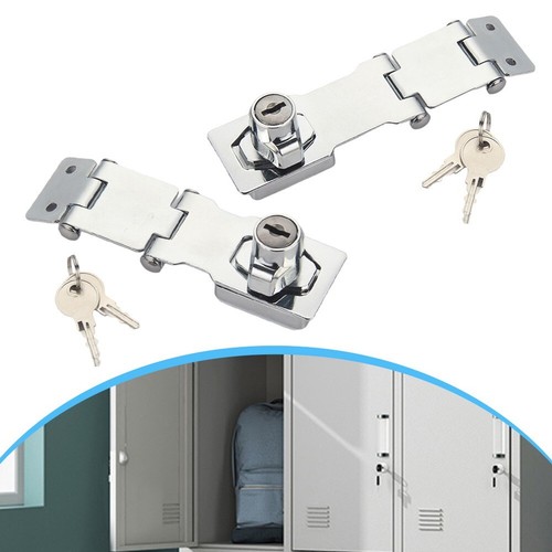 Moraillon De Verrouillage De Sécurité Moraillon Porte Cadenas En Métal Moraillon Cadenas Moraillon à Clé 25 Mm D'écartement De Mâchoire Pour Isolation Électricité Industrie 106X40mm