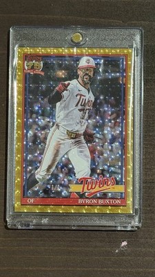2026 Topps Byron Buxton 1991 Topps GOLD 1/1 #T91-92 Twins SSP True One of One