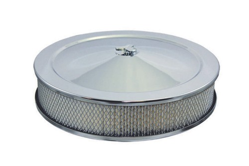 Specialty Products 14x3 Air Cleaner Kit Flat Base Steel 5 1/8in - Picture 1 of 3
