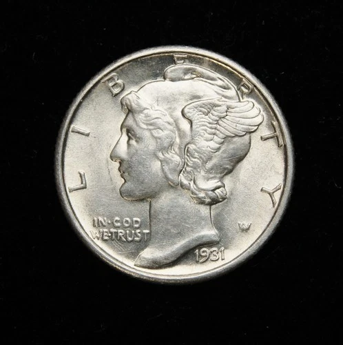 1931-S Mercury Dime BU+++