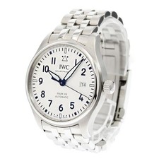 IWC SCHAFFHAUSEN PILOT'S WATCH MARK XX IW328208 40mm SS Silver Dial #C092 2