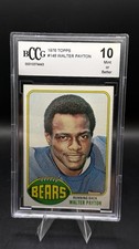 1976 Walter Payton Rookie Card #148 Beckett (BCCG) 10 Pop 5. rookie card picture