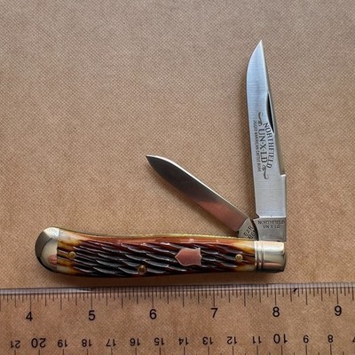 2024 GEC #48 Northfield UN-X-LD Slim Dog Jack Antique Yellow Jigged Bone 488224