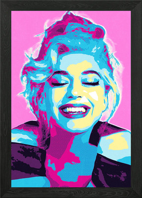 Katy Perry Retro Stil Gerahmtes Wandbild Poster Leinwanddruck Bild