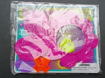 NIB Spirograph Set - Design Drawing Toy With Butterfly Ring & Four Shape Wheels
