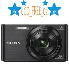 Sony Cyber-Shot DSC-W830 20.1MP 8x Zoom 720p HD Camera Compact Digital Black