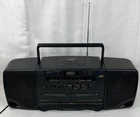 Vintage JVC PC-X95 Portable Stereo CD Player Dual Cassette Radio Tested