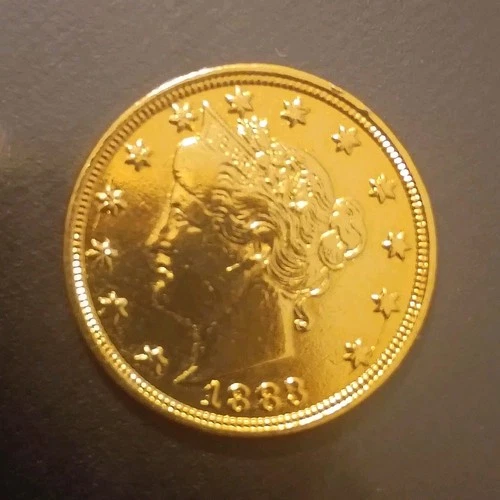 1883-P Liberty Half Eagle — photo from the most recent tracked eBay sale