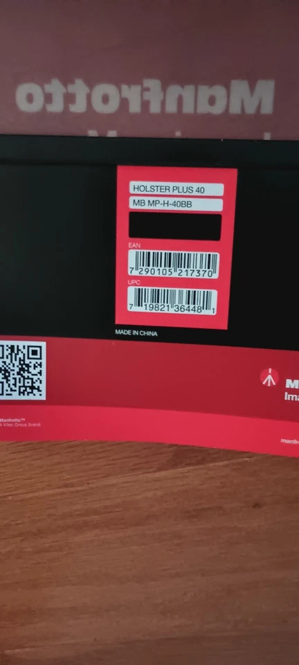 Manfrotto Holster Plus 40 Camera Bag MB MP-H-40BB New With Tags - Image 4 of 4