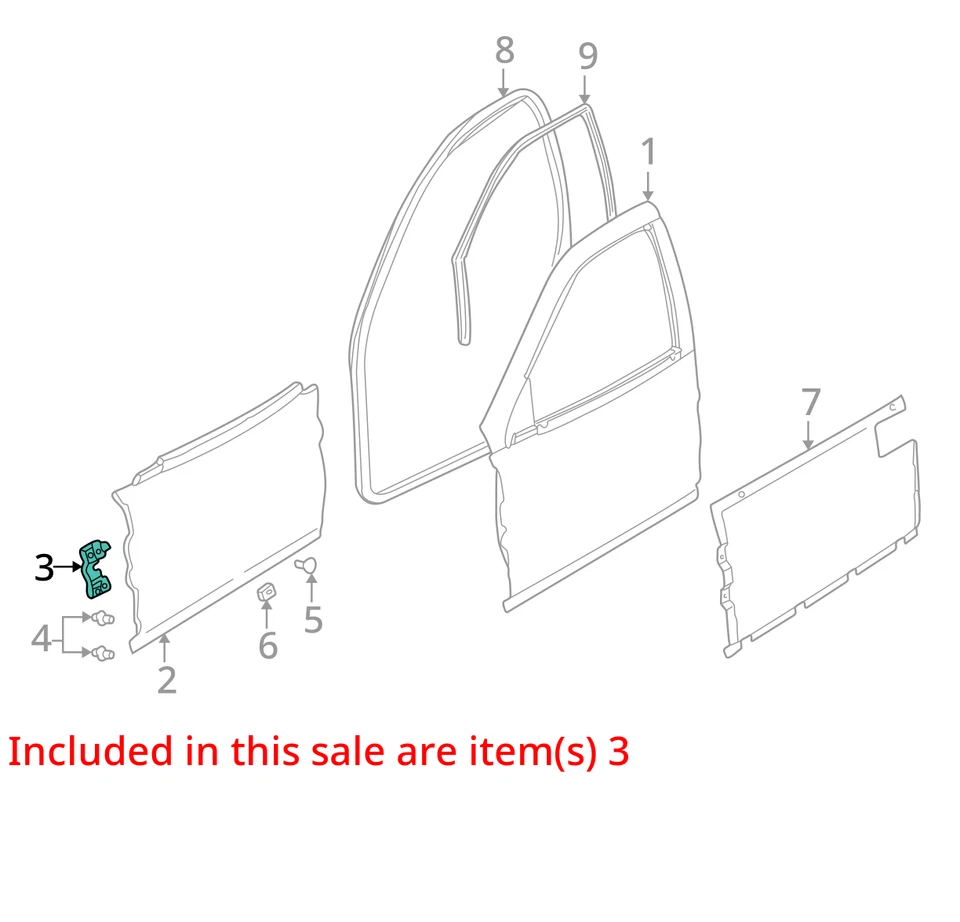 SE ADAPTA A 2000-2005 SATURN L300 L200 SOPORTE FRT S/D OTR PNL 24420693 - NUEVO OEM Foto 2 de 3