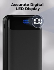 Portable Charger Power Bank 40000mAh Powerbank PD 30W and QC 4.0 Fast Charging