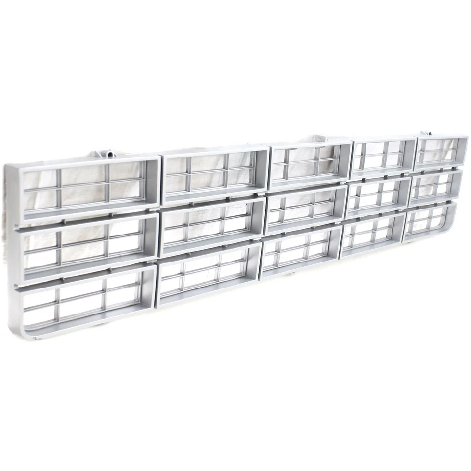 Rejilla para Chevrolet C10 K10 77-80 de plástico plateado Foto 3 de 4