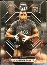 2023 Panini Mosaic #327 Jakorian Bennett RC Las Vegas Raiders